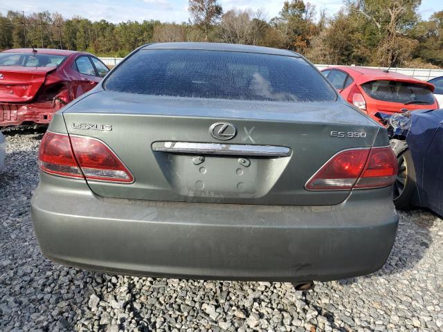 JTHBA30G655108622 - 2005 LEXUS ES 330 GRAY photo 6