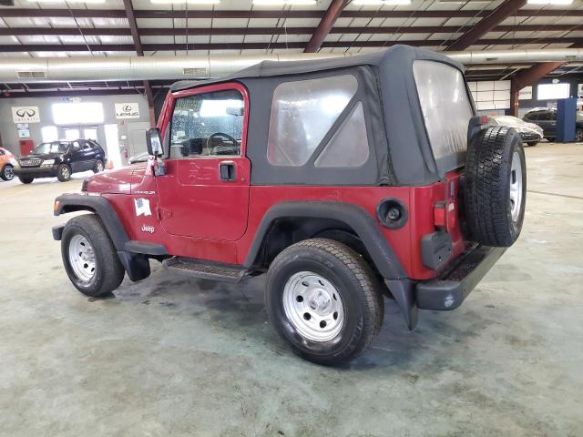 1J4FY29P8WP805916 - 1998 JEEP WRANGLER / SE MAROON photo 2