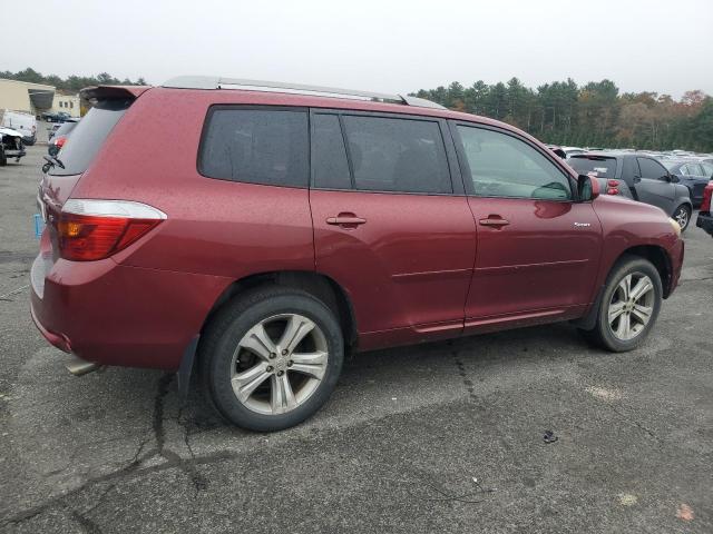 JTEES43A182005604 - 2008 TOYOTA HIGHLANDER SPORT MAROON photo 3