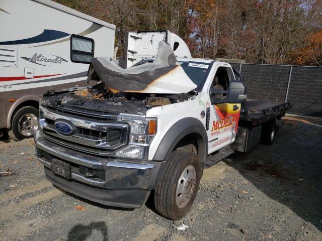 1FDUF5GT2LDA06663 - 2020 FORD F550 SUPER DUTY WHITE photo 2