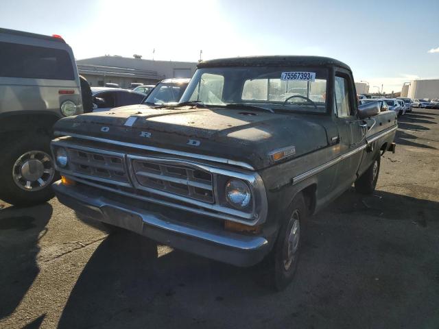 F25YRK60759 - 1971 FORD F-250 GREEN photo 1