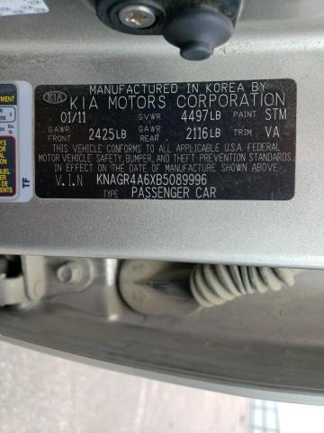 KNAGR4A6XB5089996 - 2011 KIA OPTIMA SX SILVER photo 12