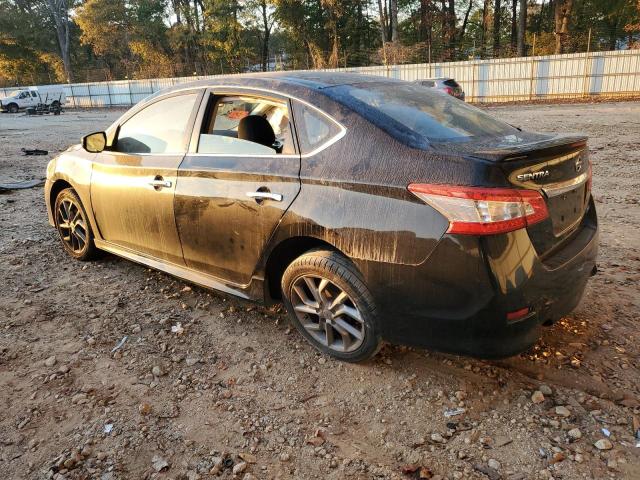 3N1AB7AP1DL611735 - 2013 NISSAN SENTRA S BLACK photo 2