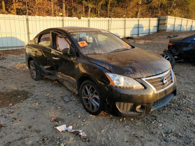 3N1AB7AP1DL611735 - 2013 NISSAN SENTRA S BLACK photo 4