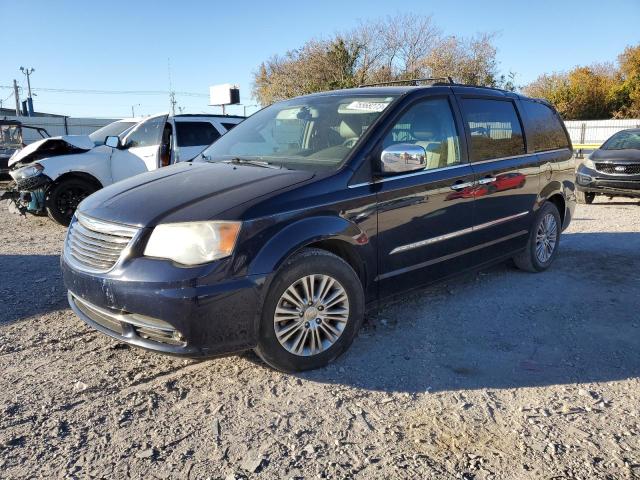 2C4RC1CG4DR713914 - 2013 CHRYSLER TOWN & COU TOURING L BLUE photo 1