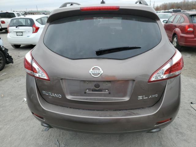 JN8AZ1MW1BW163937 - 2011 NISSAN MURANO S BROWN photo 6