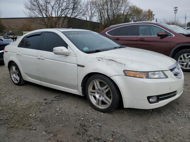 19UUA66287A012512 - 2007 ACURA TL WHITE photo 4