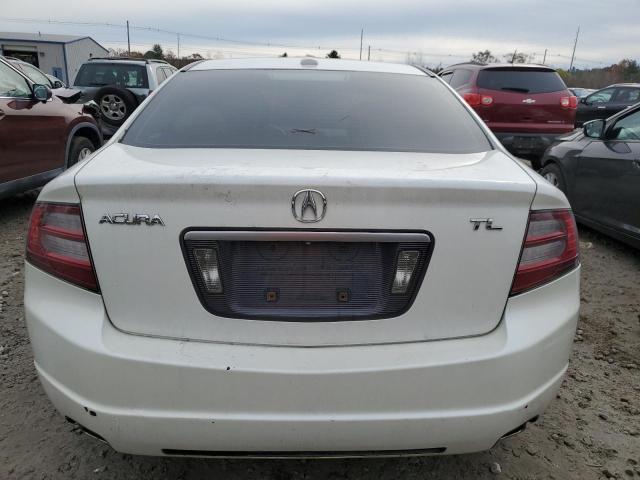 19UUA66287A012512 - 2007 ACURA TL WHITE photo 6