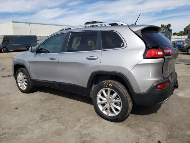 1C4PJMDB0EW191518 - 2014 JEEP CHEROKEE LIMITED GRAY photo 2