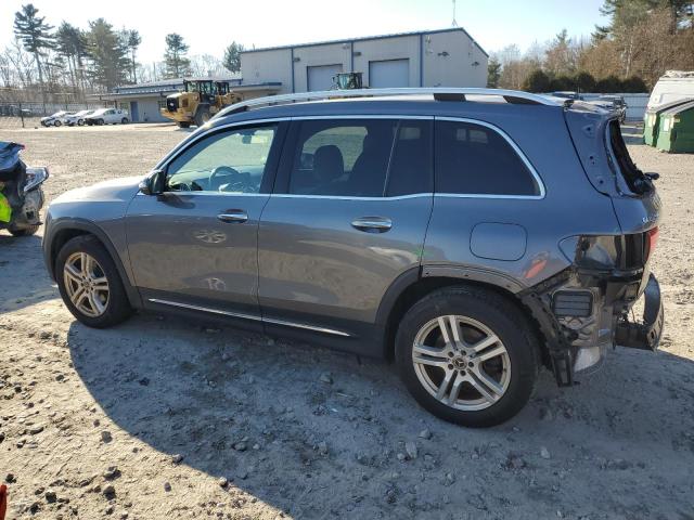 W1N4M4HB0MW115132 - 2021 MERCEDES-BENZ GLB 250 4MATIC GRAY photo 2