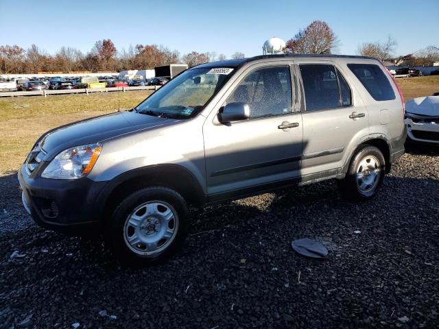 JHLRD778X6C038586 - 2006 HONDA CR-V EX GRAY photo 1