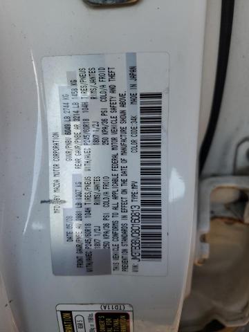 JM3TB38V080160813 - 2008 MAZDA CX-9 WHITE photo 12