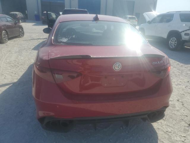 ZARFAEAV2H7560853 - 2017 ALFA ROMEO GIULIA QUADRIFOGLIO RED photo 6