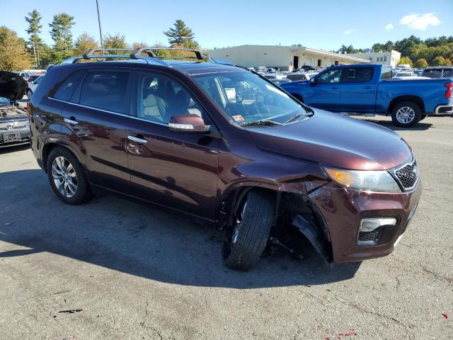 5XYKW4A26DG339683 - 2013 KIA SORENTO SX BURGUNDY photo 4