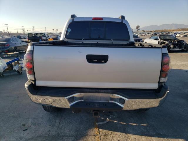 5TEJU62N56Z189418 - 2006 TOYOTA TACOMA DOUBLE CAB PRERUNNER SILVER photo 6