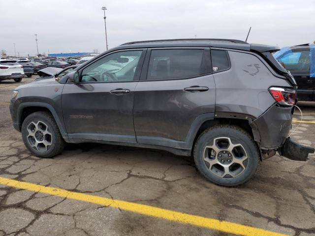 3C4NJDDB5NT191575 - 2022 JEEP COMPASS TRAILHAWK GRAY photo 2