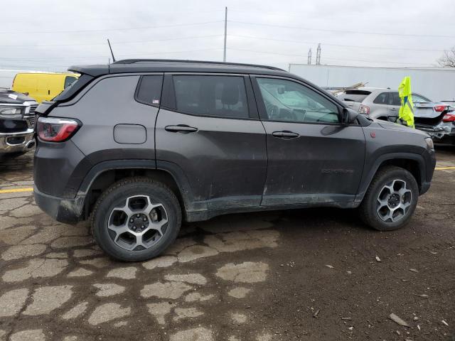 3C4NJDDB5NT191575 - 2022 JEEP COMPASS TRAILHAWK GRAY photo 3