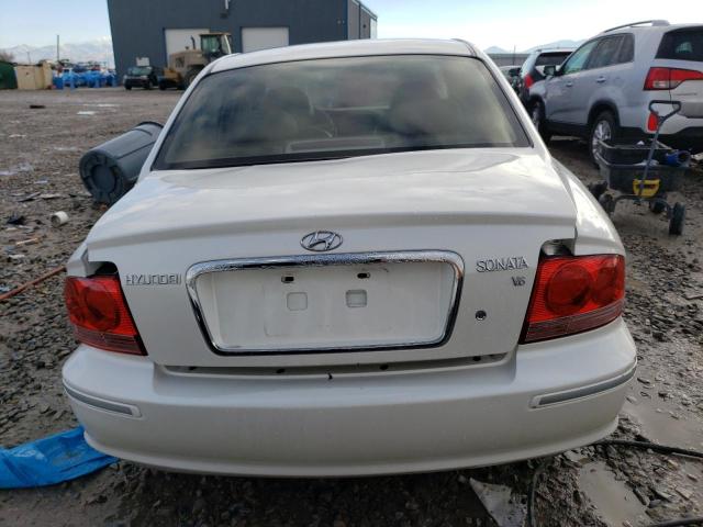 KMHWF35H64A960167 - 2004 HYUNDAI SONATA GLS WHITE photo 6