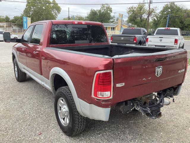 3C6UR5FJ9EG284162 - 2014 RAM 2500 LARAMIE MAROON photo 3