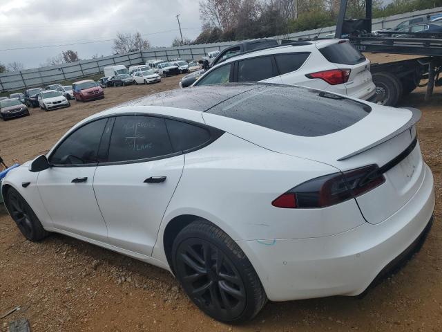5YJSA1E65MF432129 - 2021 TESLA MODEL S თეთრი ფოტო 2