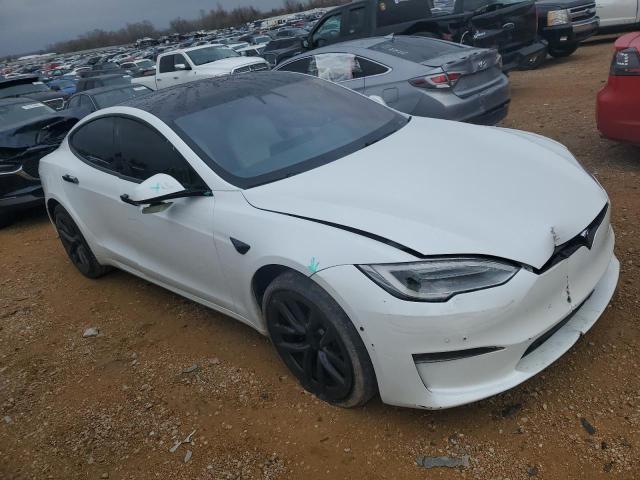 5YJSA1E65MF432129 - 2021 TESLA MODEL S თეთრი ფოტო 4