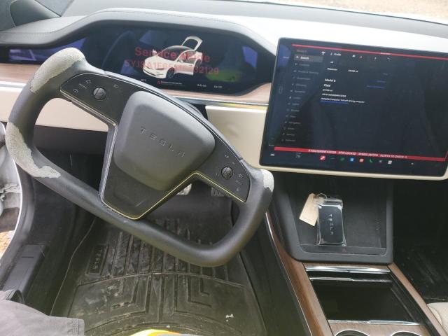 5YJSA1E65MF432129 - 2021 TESLA MODEL S თეთრი ფოტო 8