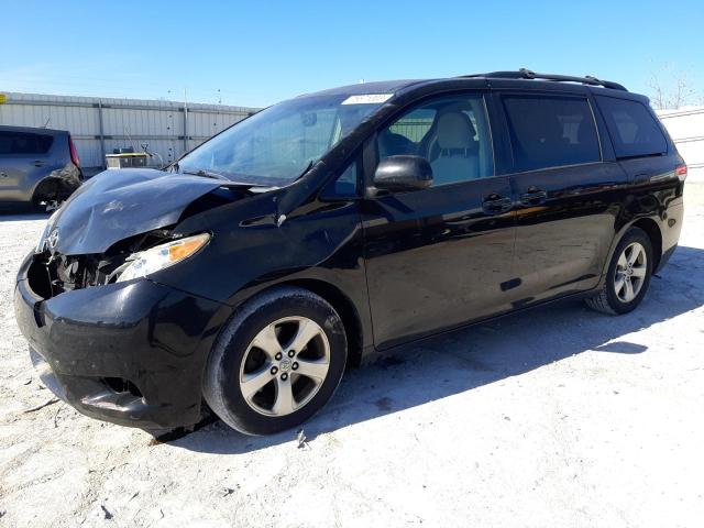 5TDKK3DC4BS106458 - 2011 TOYOTA SIENNA LE BLACK photo 1