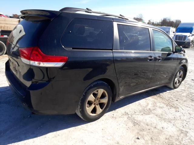 5TDKK3DC4BS106458 - 2011 TOYOTA SIENNA LE BLACK photo 3