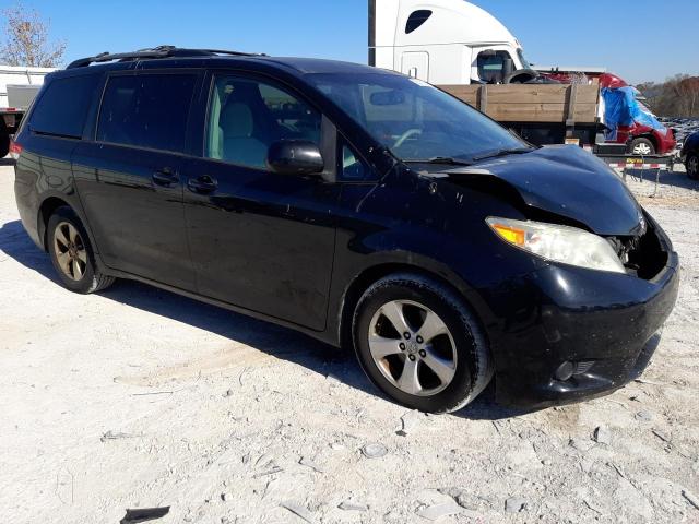 5TDKK3DC4BS106458 - 2011 TOYOTA SIENNA LE BLACK photo 4