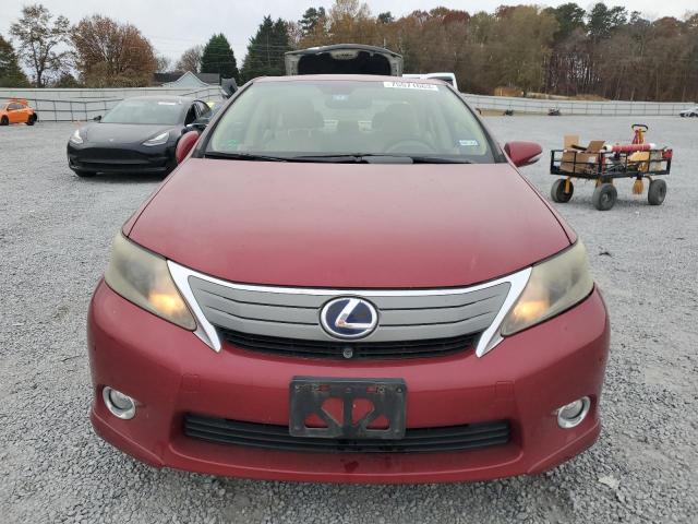 JTHBB1BA9A2003448 - 2010 LEXUS HS 250H RED photo 5