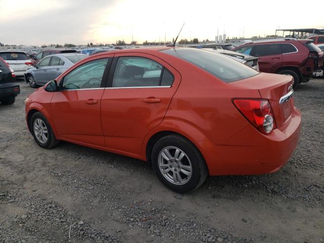 1G1JC5SG9D4165281 - 2013 CHEVROLET SONIC LT ORANGE photo 2