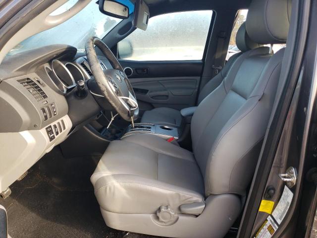 5TFJU4GN8EX056087 - 2014 TOYOTA TACOMA DOUBLE CAB PRERUNNER GRAY photo 7