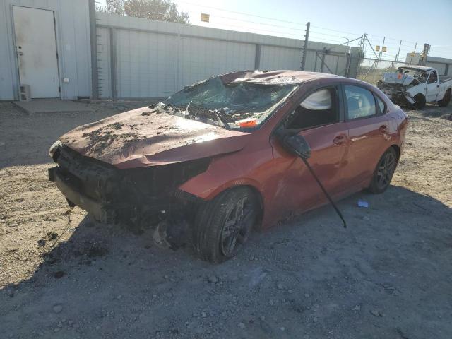 3KPF34AD3ME263459 - 2021 KIA FORTE GT LINE ORANGE photo 1