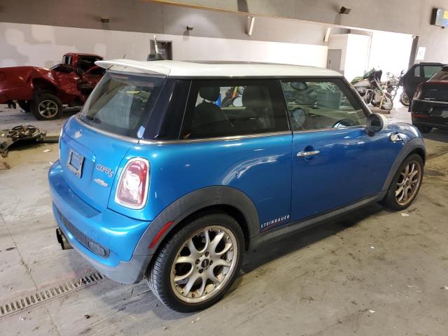 WMWMF73518TT86855 - 2008 MINI COOPER S BLUE photo 3