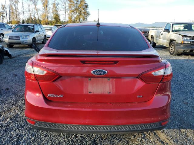 1FAHP3F27CL228000 - 2012 FORD FOCUS SE RED photo 6