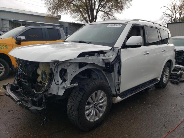 JN8AY2AD3M9660629 - 2021 NISSAN ARMADA SV WHITE photo 1