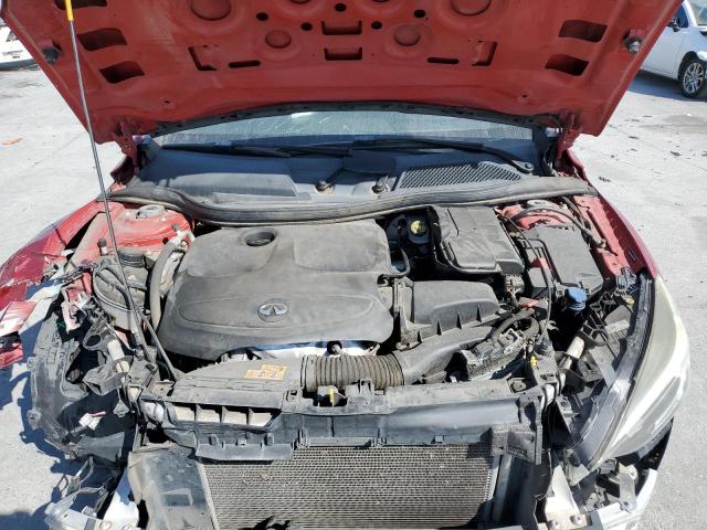 SJKCH5CP0HA037404 - 2017 INFINITI QX30 BASE RED photo 12