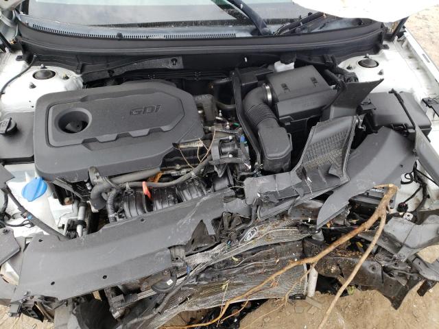 5NPE24AF5KH801880 - 2019 HYUNDAI SONATA SE WHITE photo 11