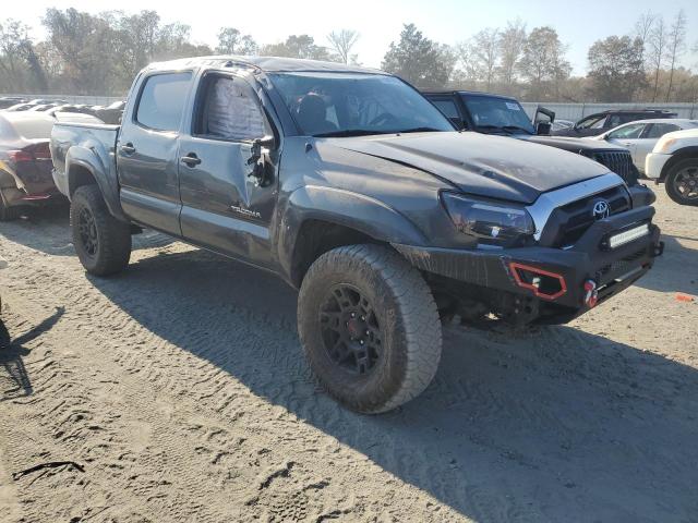 3TMLU4EN5EM163177 - 2014 TOYOTA TACOMA DOUBLE CAB GRAY photo 4