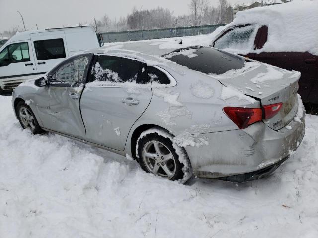 1G1ZB5ST9HF293372 - 2017 CHEVROLET MALIBU LS SILVER photo 2