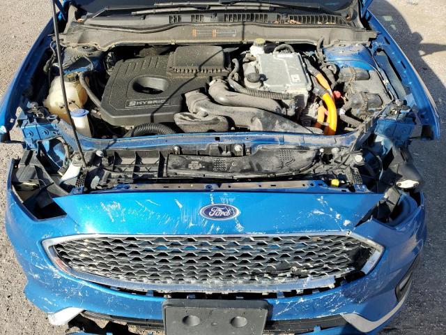 3FA6P0RU5KR260169 - 2019 FORD FUSION TITANIUM BLUE photo 11