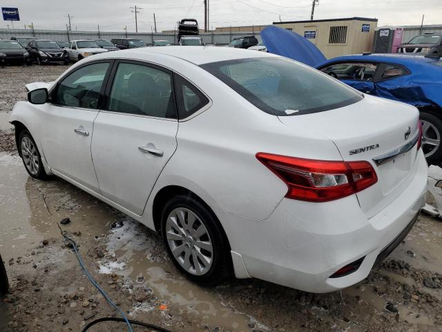 3N1AB7AP1HY326655 - 2017 NISSAN SENTRA S WHITE photo 2