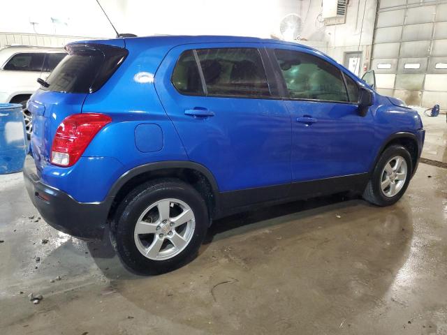 KL7CJNSB9GB710208 - 2016 CHEVROLET TRAX LS BLUE photo 3