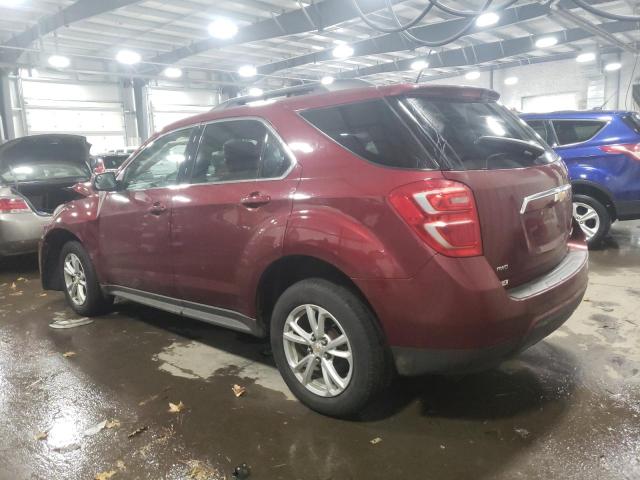 2GNFLFEK4G6315262 - 2016 CHEVROLET EQUINOX LT BURGUNDY photo 2