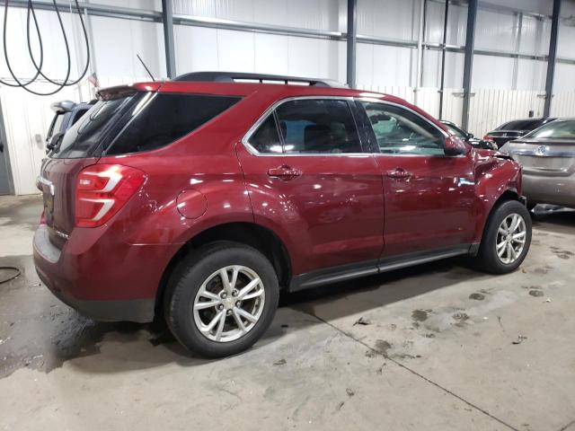 2GNFLFEK4G6315262 - 2016 CHEVROLET EQUINOX LT BURGUNDY photo 3