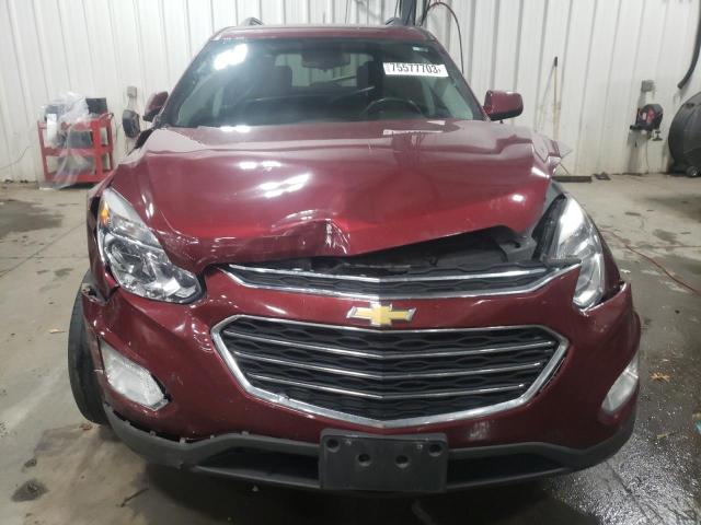 2GNFLFEK4G6315262 - 2016 CHEVROLET EQUINOX LT BURGUNDY photo 5