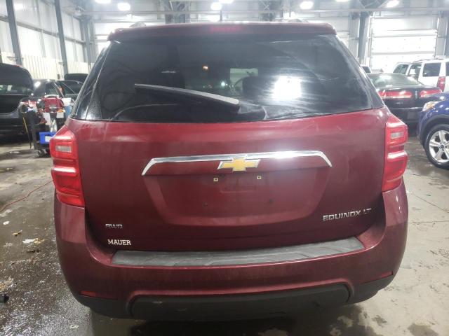 2GNFLFEK4G6315262 - 2016 CHEVROLET EQUINOX LT BURGUNDY photo 6