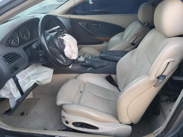 WBAEH73464B215623 - 2004 BMW 645 CI AUTOMATIC Сұр фото 7