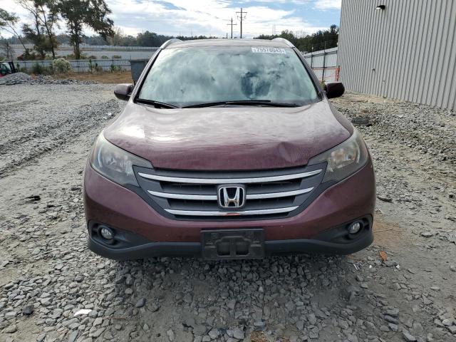 5J6RM3H73EL009838 - 2014 HONDA CR-V EXL MAROON photo 5