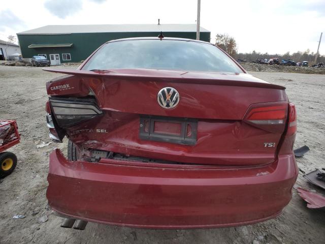 3VWL17AJ9GM377232 - 2016 VOLKSWAGEN JETTA SEL RED photo 6